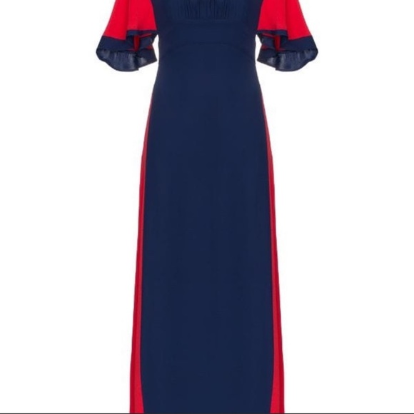 STAUD Maxi Colorblock Dress - Picture 2 of 3